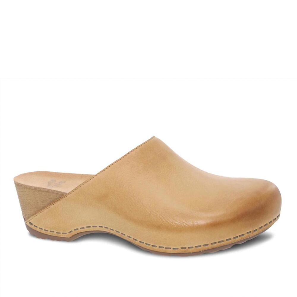 NEW DANSKO women's talulah milled burnished mule in tan
